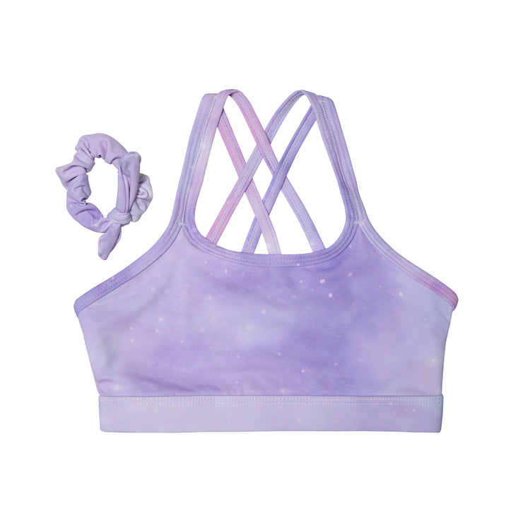 Lesimo Girls MellowTouch Collection Crop Top - Purple Mist