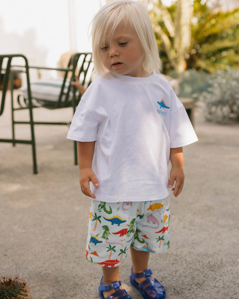 Walnut Remy Short - Rainbow Dino