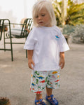 Walnut Remy Short - Rainbow Dino
