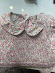 Meleze Hand Smocked Dress Pink/Green 05 Floral 9m-8Y