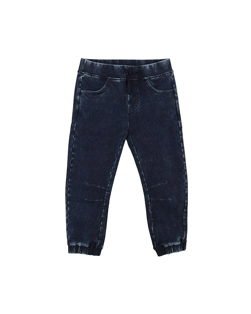 Fox & Finch Indigo French Terry Pant