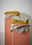Nordic Kids Florence Wool Blend Baby Blanket - Dusty Pink