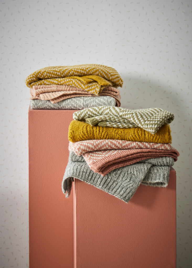 Nordic Kids Florence Wool Blend Baby Blanket - Grey