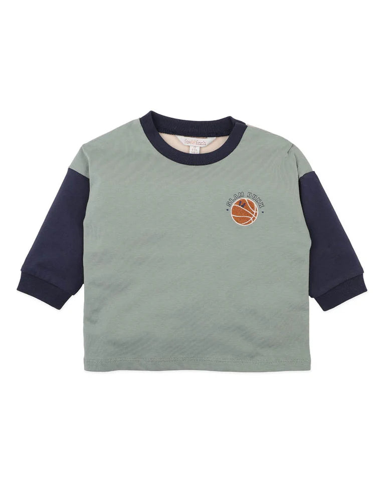 Fox & Finch WILD SIDE BASKETBALL LS TEE