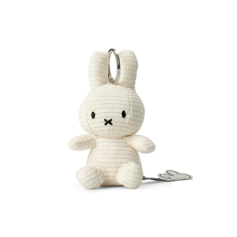 Miffy  Keychain ECO Corduroy Off White 10cm