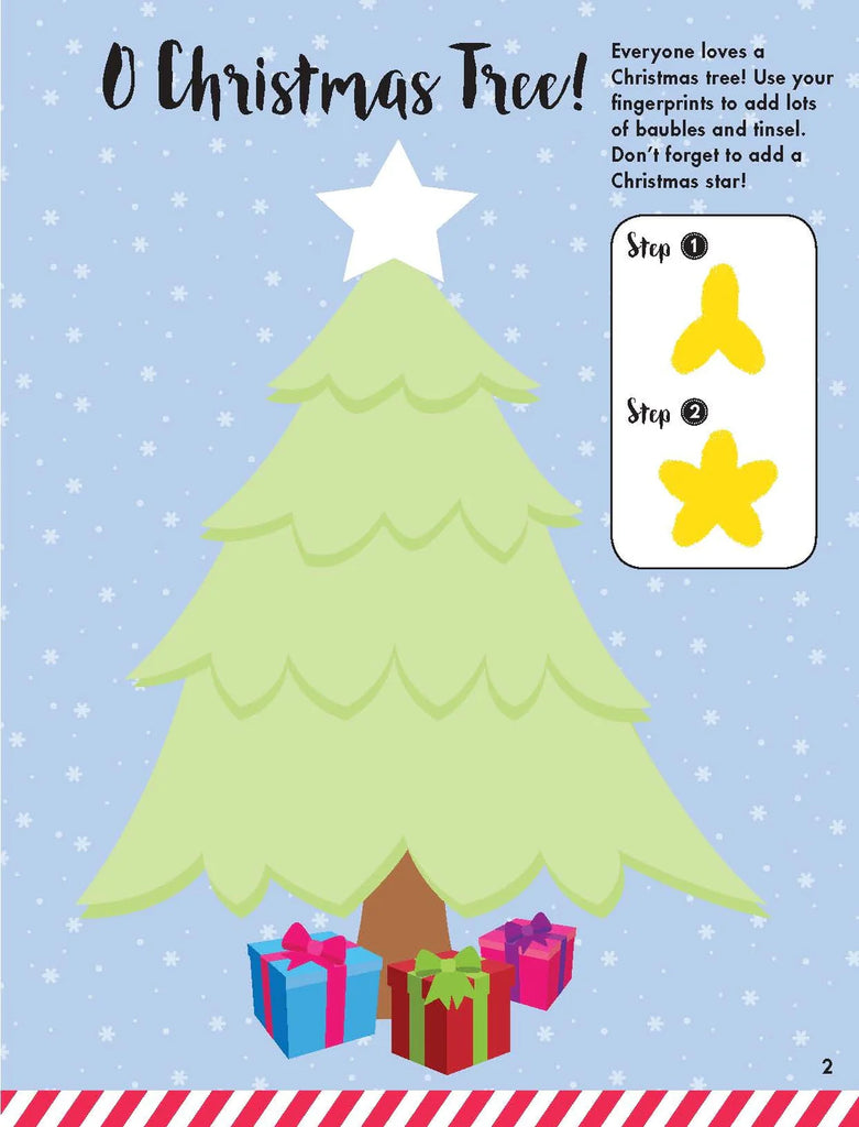 Finger Print Art - Christmas