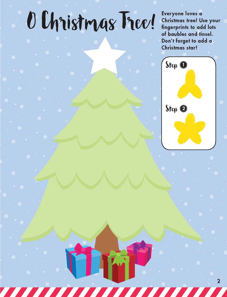 Finger Print Art - Christmas