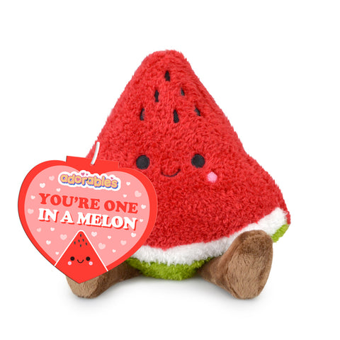 Korimco Adorables Watermelon Fruit Plush Soft Toy 20cm - Red