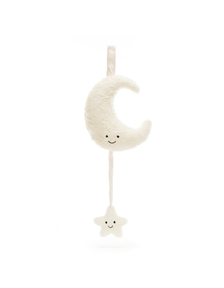 JELLYCAT AMUSEABLE MOON MUSICAL PULL