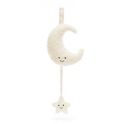 JELLYCAT AMUSEABLE MOON MUSICAL PULL