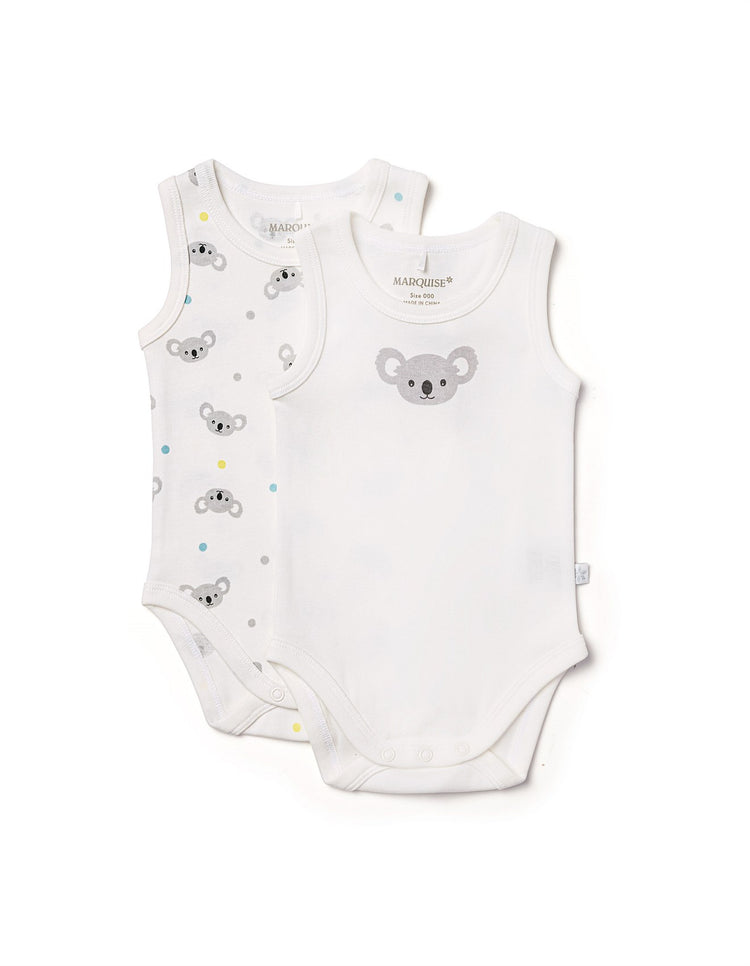 Marquise Australiana Sleeveless Bodysuit 2 Pack