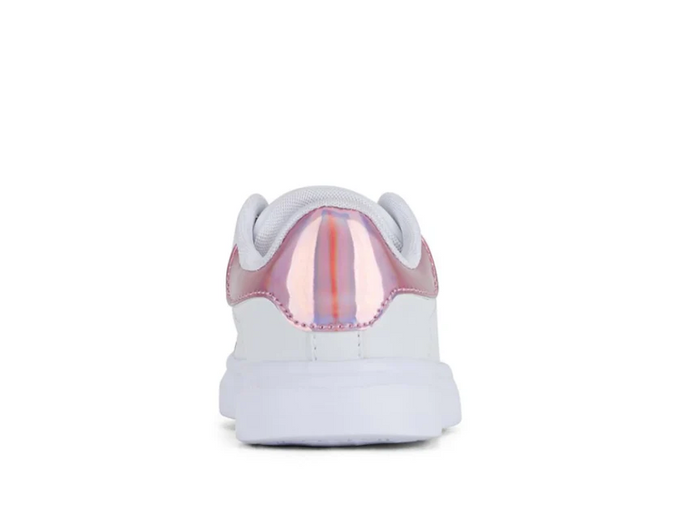 CLARKS QUEENIE IN WHITE/PINK