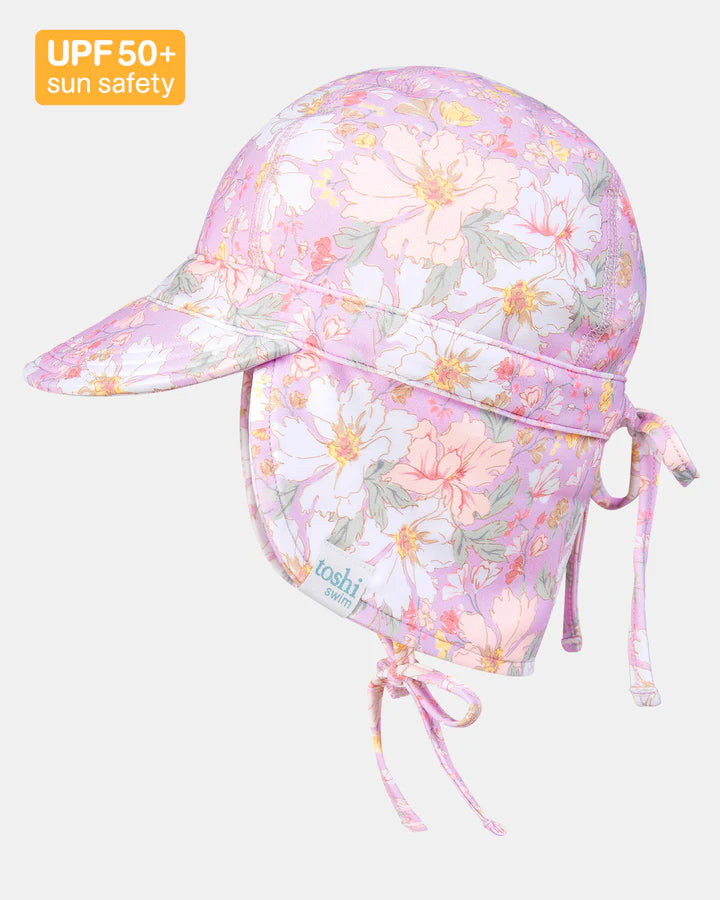 Toshi Swim Baby Flap Cap Classic/Dahlia