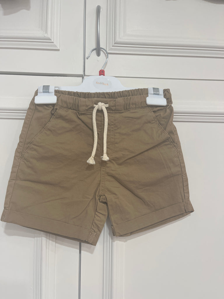 Fox & Finch Boys Caramel Shorts - Carmel