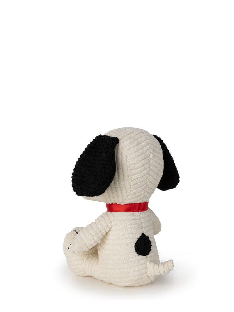 Snoopy Sitting Corduroy Cream in display - 12 cm - 5