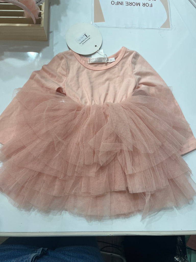 DESIGNR KINDZ My first Tutu L/S Dust Pink