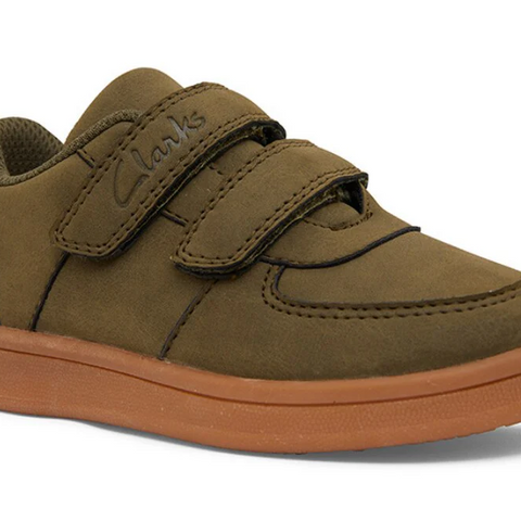 CLARKS DIEGO IN KHAKI (SIZE 22-32)