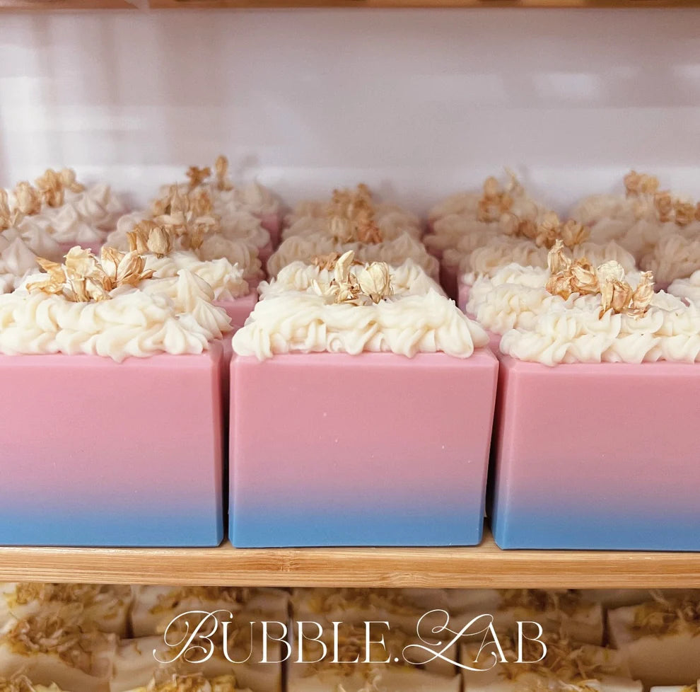 BUBBLE.LAB Gradient Pink & Blue Artisan Cold Process Soap