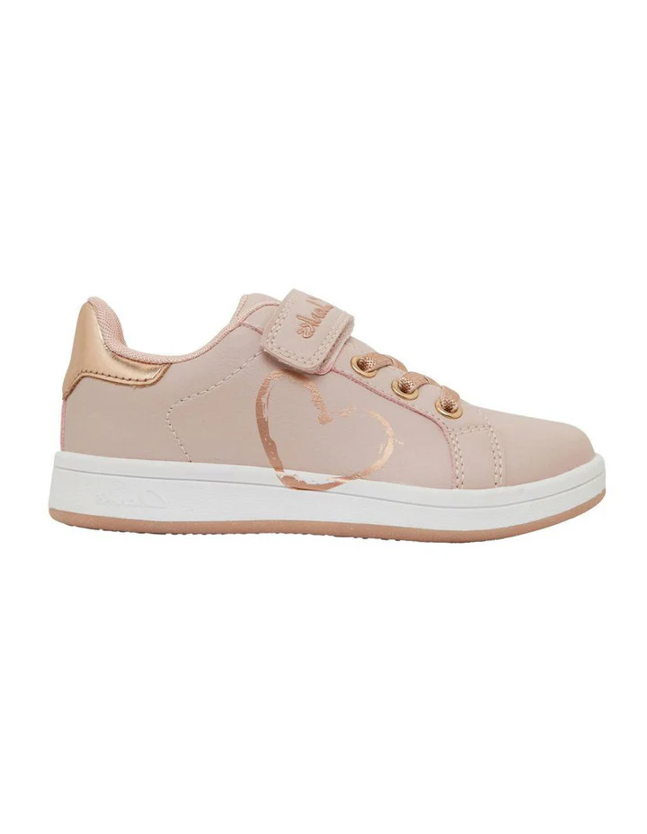 CLARKS DESIREE JNR IN PINK/ROSE GOLD