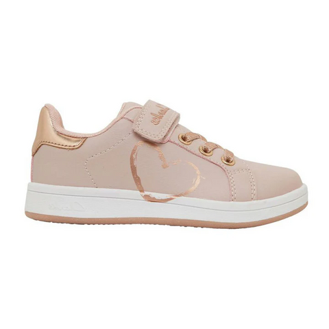 CLARKS DESIREE JNR IN PINK/ROSE GOLD