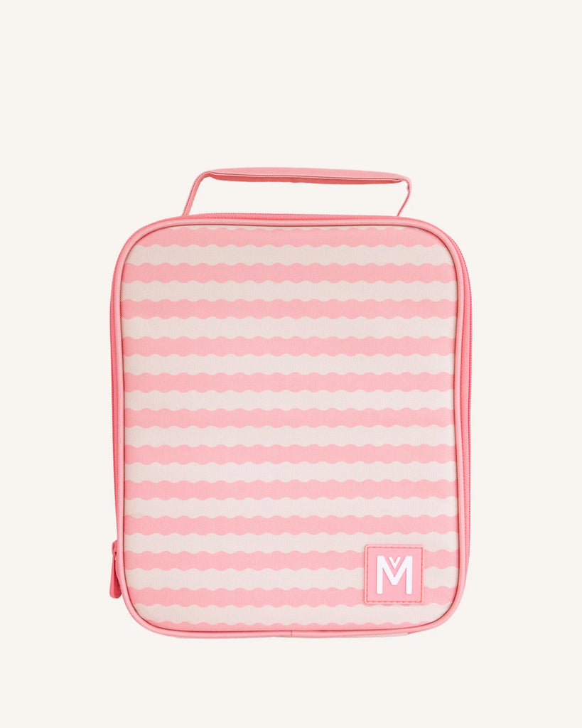 MontiiCo Large Lunch Bag- Ripple Camellia