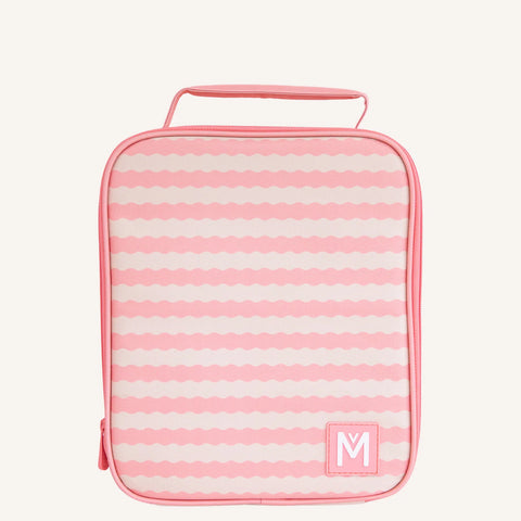 MontiiCo Large Lunch Bag- Ripple Camellia