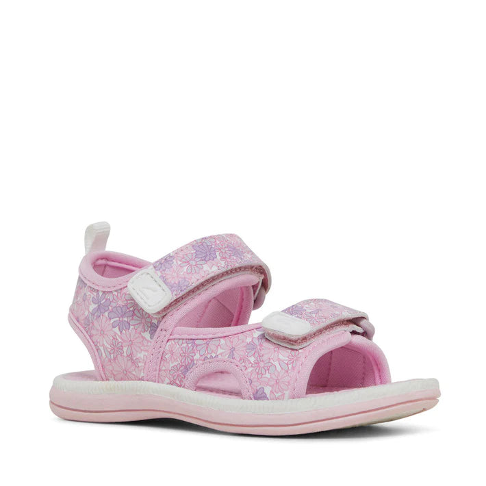 CLARKS FLORENCE IN PINK FLORAL (SIZE AU 5-1)