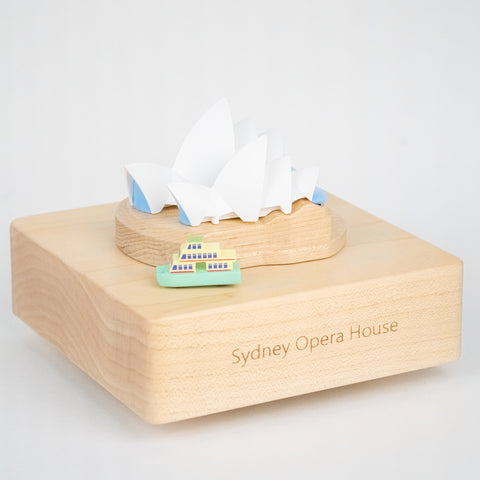 Wonderful life  Sydney Opera  House - City  Wooden Music Box  (Canon in D)