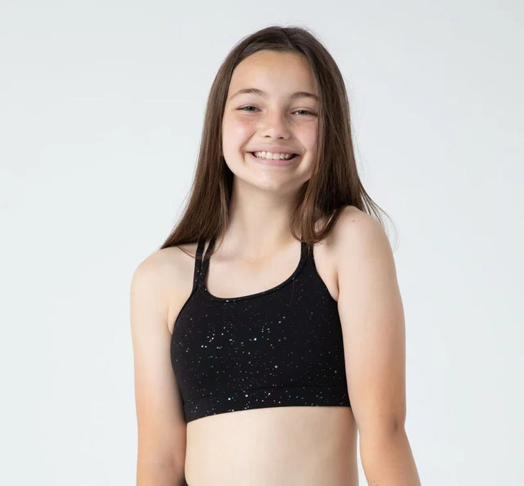 Lesimo Girls MellowTouch Crop Top - Mystic Glimmer