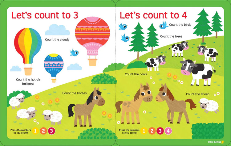 10 Button Sound - Little Genius - Counting