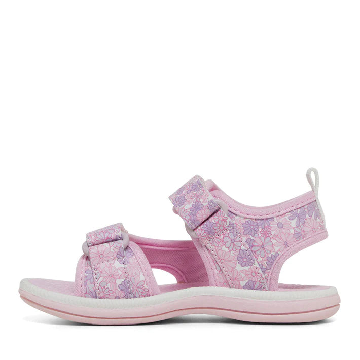 CLARKS FLORENCE IN PINK FLORAL (SIZE AU 5-1)
