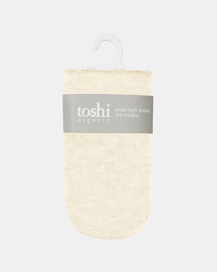 TOSHI Organic Socks Knee Dreamtime Feather (3M-4Y)