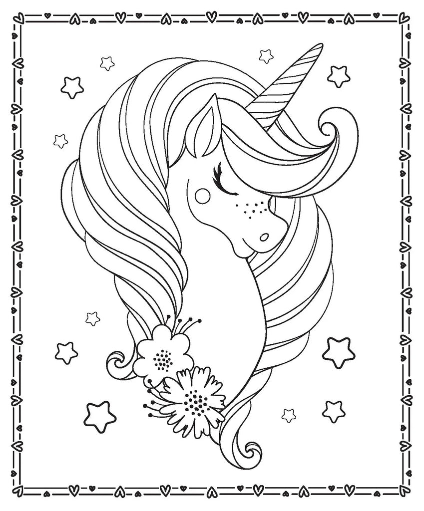 Markerific - Activity Folder - Unicorn Wishes