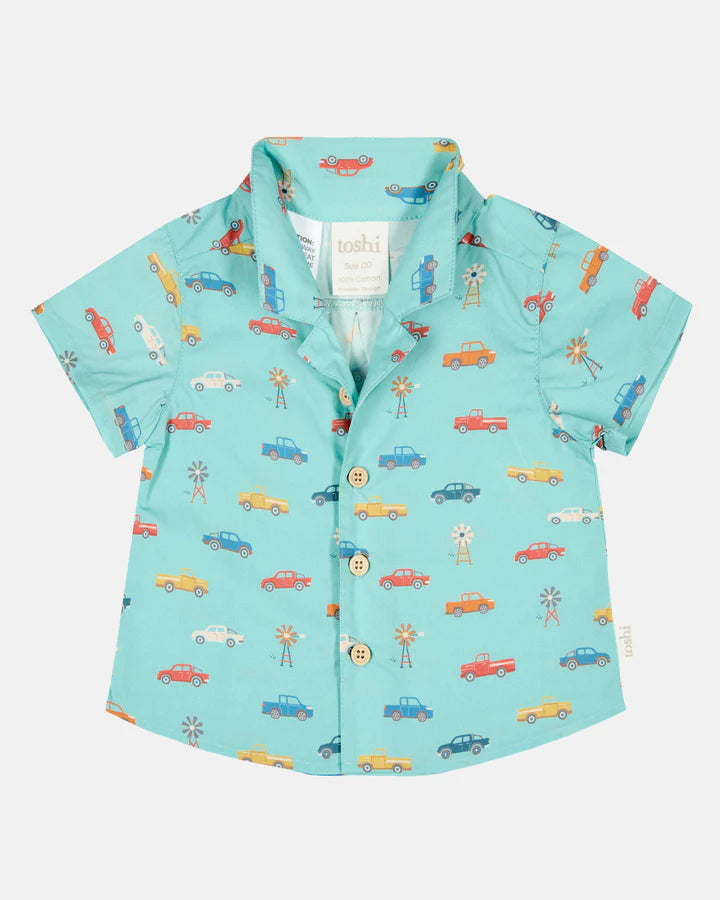 Toshi Shirt Banjo /Utes Teal