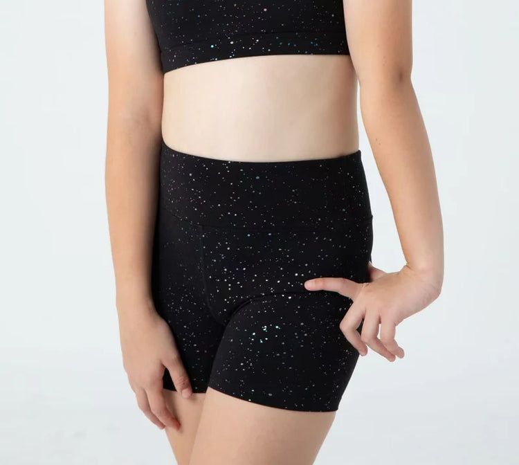 Lesimo Girls MellowTouch Bike Shorts - Mystic Glimmer