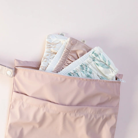 ALL4ELLA Large recycled wet bag – Pink