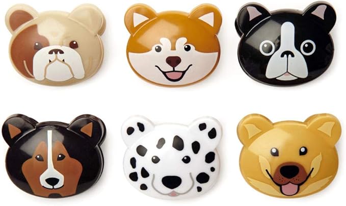 Kikkerland Doggie Bag Clips (Set of 6)