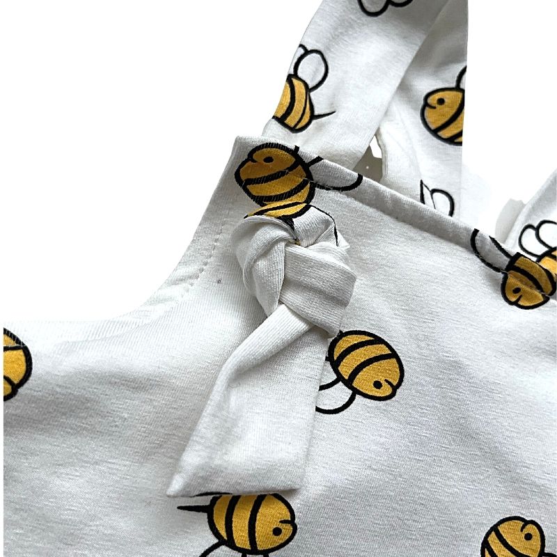 ArthurAve Unisex Soft Bee overalls