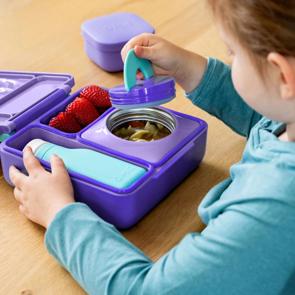 OmieBox Hot & Cold Bento Box - Purple Plum