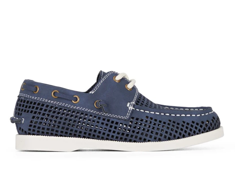 CLARKS ADRIAN IN NAVY (SIZE AU 12-4)