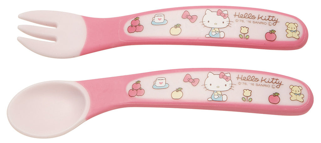 Skater baby Spoon and Fork Set- Hello Kitty Hello Kitty (70s)