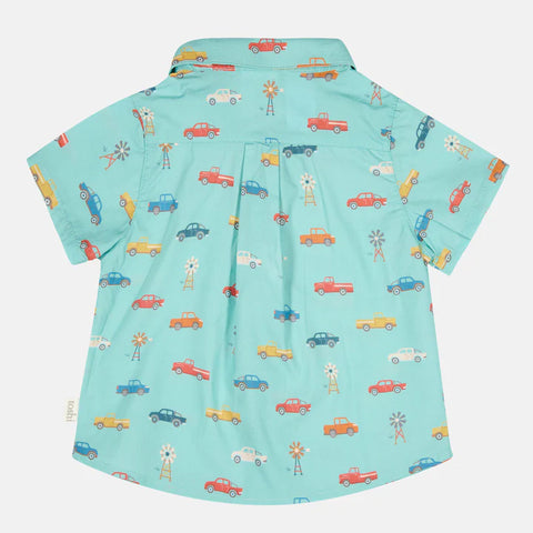 Toshi Shirt Banjo /Utes Teal