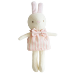 Alimrose Baby Betsy Bunny 25cm Pink Stripe