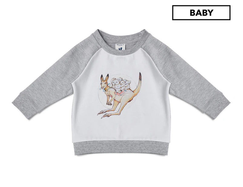 Walnut Melbourne x May Gibbs Baby Jolly Jumper - Kanga