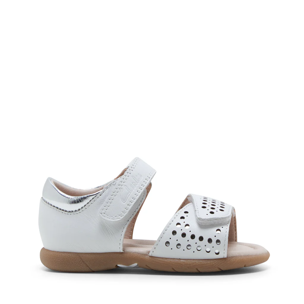 CLARKS SERA II - WHITE (SIZE 4- 10）