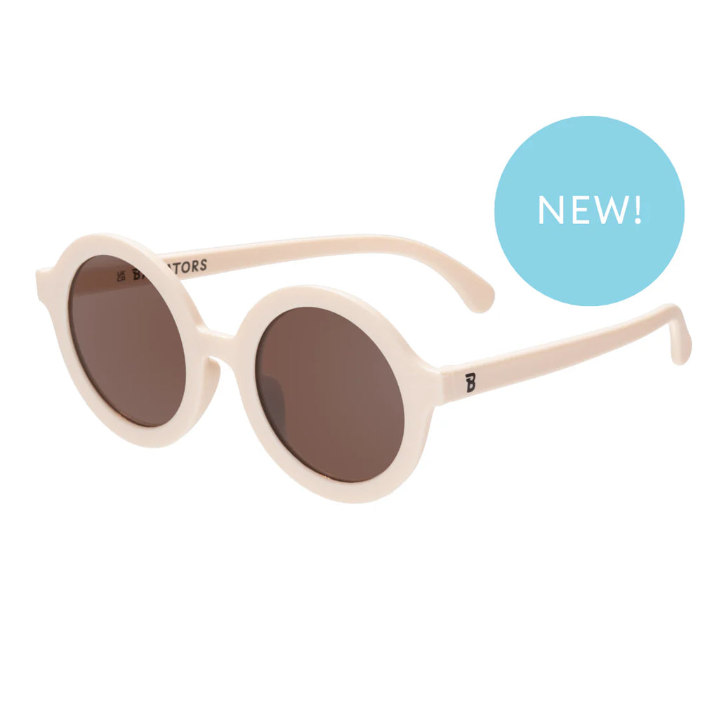 Babiators Originals Euro Round Amber Lenses -Sweet Cream