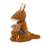Les Ptipotos Allezou the Kangaroo, Mum & Baby - Brown Sugar
