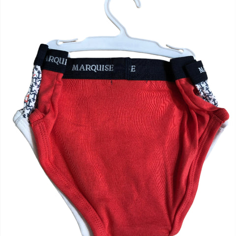 Marquise Boys RED & PRINT  2 Pack