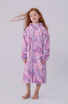 Seasnail Swim Parka For Kids-Pinkish Purple