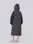 Seasnail Swim Parka For Kids- Logo Pattern